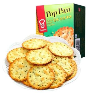 Garden Pop-Pan Spring Onion Crackers, 2x100g