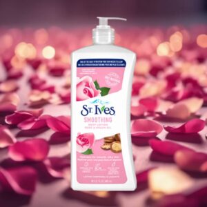St. Ives Smoothing Body Lotion  Rose & Argan Oil, 621ml