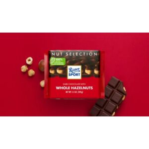 Ritter Sport Dark Whole Hazelnuts, 100g