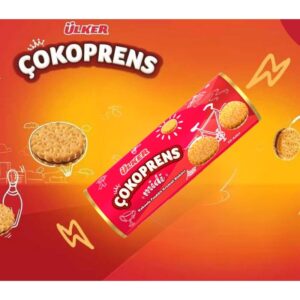 Ulker COKOPRENS midi  Cocoa Hazelnut Cream Sandwich Biscuits 10pcs, 160g