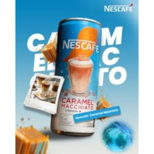 Nescafe Caramel Macchiato  Ready to Drink Coffee Beverage, 220ml