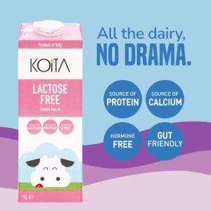 Koita Lactose-Free Skim Milk  Product of Italy, 1L