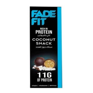 Fade Fit Coconut Snack Rich in Protein 11g Protein, 60g