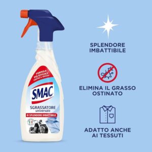 SMAC Sgrassatore Universale Multi-Surface Degreaser, 50% Recycled Bottle, 650ml