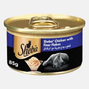 Sheba Chicken with Finer Flakes Wet Cat Food, 85g Sheba Chicken with Finer Flakes Wet Cat Food, 85g