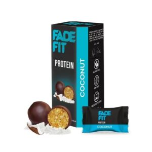 Fade Fit Coconut Snack Rich in Protein 11g Protein, 60g