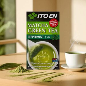 ITO EN Matcha Green Tea with Peppermint  20 Tea Bags, 30g