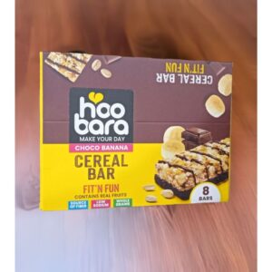 hoo bara Choco Banana Cereal Bars, 8-pack