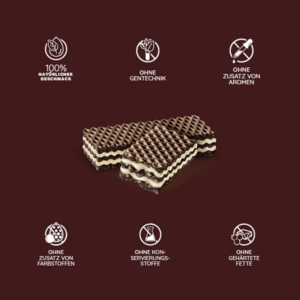 Loacker Classic Cocoa & Milk Crispy Cocoa Wafers with Cream Filling, 45g