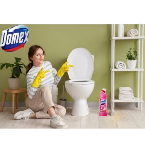 Domex Ultra Thick Bleach  Pink Power, 500ml