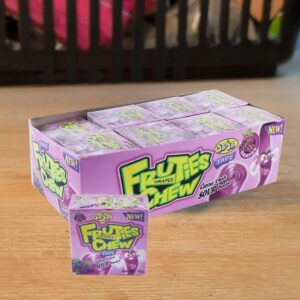 JoJo Fruities Chew Tape Grape with Sour Powder Center, 12g
