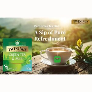 Twinings Green Tea & Mint 10 Bags, 20g