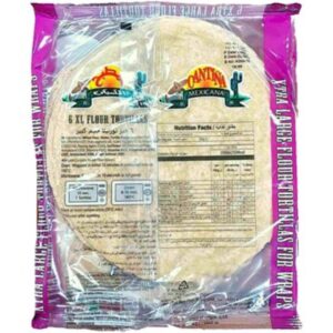 Cantina Mexicana 6 Xtra Large Wheat Tortillas, 360g