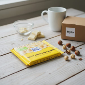 Ritter Sport White Whole Hazelnuts, 100g