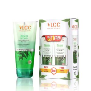 VLCC Neem Face Wash with Chamomile & Tea Tree, 150ml (Buy 1 Get 1 Free) VLCC Neem Face Wash with Chamomile & Tea Tree, 150ml (Buy 1 Get 1 Free)