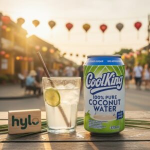 CoolKing 100% Pure Coconut Water with Pulp, 320ml