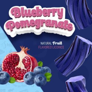 Wiley Wallaby Soft & Chewy Licorice Blueberry Pomegranate, 113g