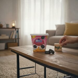 Tiny Mico Sandwich Biscuit, Cashew Flavor, 80g