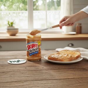 Skippy Natural Super Chunk Peanut Butter Spread, 425g