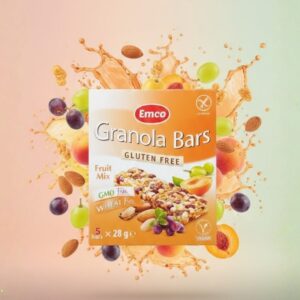 Emco Granola Bars Fruit Mix, 5x28g