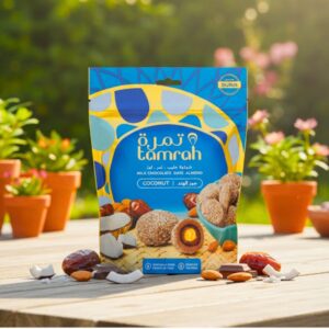 Tamrah Milk Chocolate Date Almond Coconut, 250g