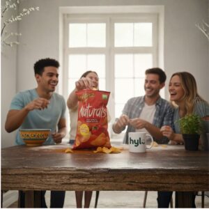 Lorenz Naturals Mild Paprika Potato Chips, 100g