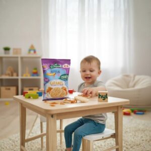 Jr. Korner Crispbreads for Kids Soft Caramel, 30g