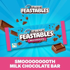 MrBeast Feastables Milk Chocolate Bar, 60g