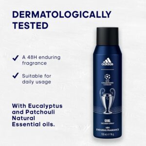 Adidas Goal Deodorant Body Spray, 150ml