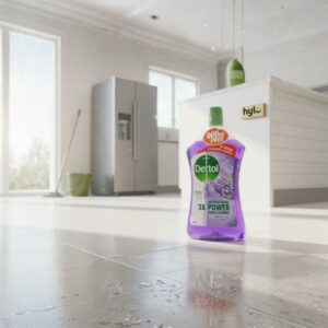 Dettol Lavender Anti-Bacterial Floor Cleaner, 3L + 900ml