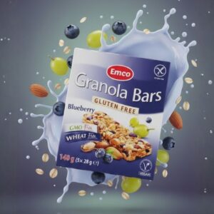 Emco Granola Bars Blueberry, 5x28g