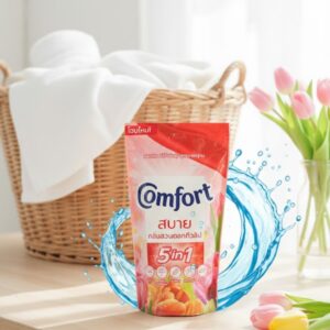 Comfort Fabric Softener  Tulip Garden Scent 5-in-1 Formula, 500ml