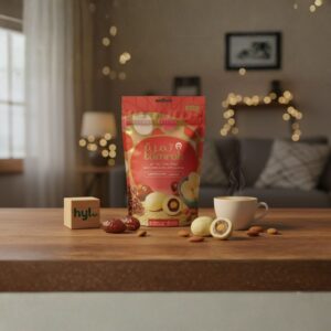 Tamrah White Chocolate Date Almond Cappuccino, 100g