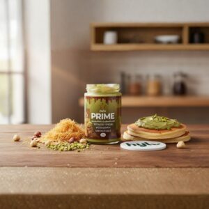 PRIME Pistachio Spread with Kunafa & Hazelnut, 200g
