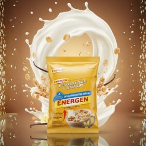 Energen Instant Cereal & Milk Vanilla, 340g (10 Sachets)