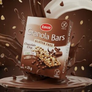 Emco Granola Bars Chocolate Chip, 5x25g
