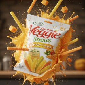 Sensible Portions Garden Veggie Straws Cheddar Cheese, 28g