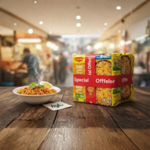 Maggi Curry Instant Noodles Special Offer, 2x5x77g