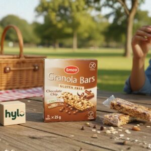 Emco Granola Bars Chocolate Chip, 5x25g