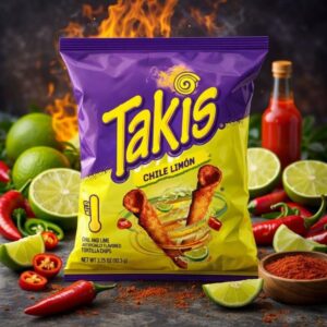 Takis Chili and Lime Rolled Tortilla Chips, 92.3g
