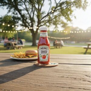 Heinz Tomato Ketchup Glass Bottle, 195g