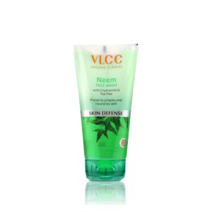 VLCC Neem Face Wash with Chamomile & Tea Tree, 150ml (Buy 1 Get 1 Free)