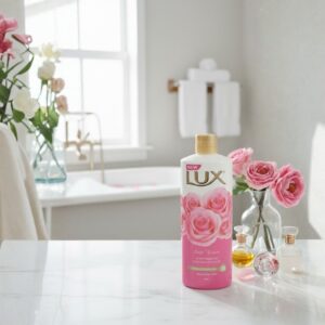 LUX Soft Touch Moisturizing Body Wash  French Rose & Almond Oil, 500ml