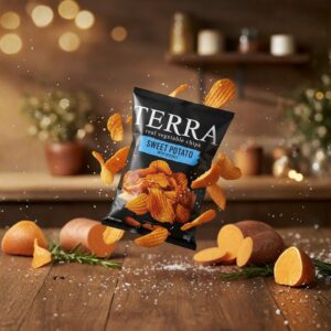 TERRA Real Vegetable Chips Sweet Potato with Sea Salt, 141g