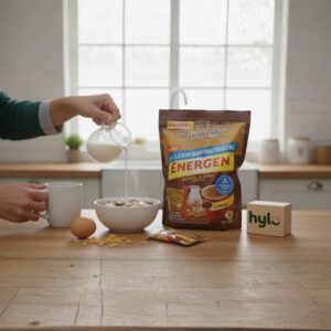 Energen Instant Cereal & Milk Chocolate, 350g (10 Sachets)