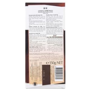 Lindt Les Grandes Dark Chocolate with 34% Hazelnuts, 150g