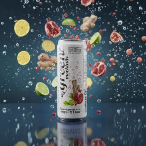 Green Mocktails Pomegranate Ginger & Lime, 330ml