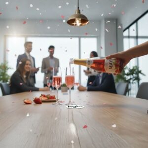 May Gold Sparkling Strawberry Juice, 750ml