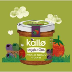 Kallo Veggie Dips Organic Tomato & Olives, 135g