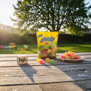 Gelo Bonbons with Tropical Fruit Juices Jelly Candies, 400g